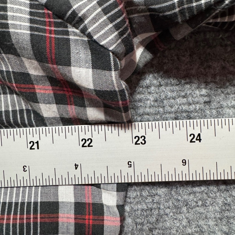Blair Shirt Western Pearl Snap Plaid Large Paperthin Long Sleeve Flap Pockets - Picture 5 of 7